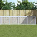 vidaXL Kippenhok met dak 803x98x90 cm gegalvaniseerd staal, Verzenden, Nieuw