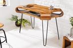 Massief houten bureau ORGANIC LIVING 120cm Sheesham, Huis en Inrichting, Ophalen of Verzenden, Nieuw