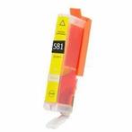 Canon pixma TS9551 inktcartridges CLI-581 Yellow Compatible, Verzenden, Nieuw