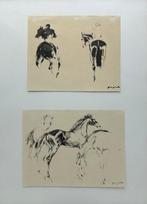 Pere Ynglada (1881-1958) - Two original drawings hand signed