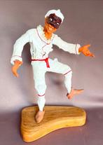 sculptuur, Sculptuur Pulcinella - 37.5 cm - Hars, Hout,