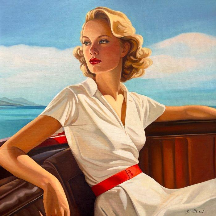 Biatturi Irina - Dans ma Riva, Antiek en Kunst, Kunst | Designobjecten