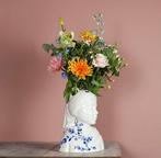 Delfts Blauw - Beeldje, Meisje met de Parel vaas - 32 cm -