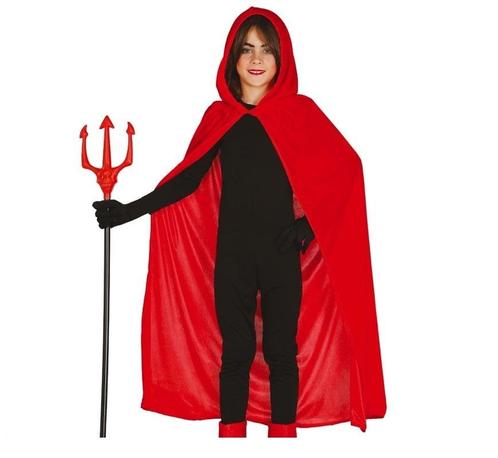 Halloween Cape Kap Kind 1m, Hobby en Vrije tijd, Feestartikelen, Nieuw, Verzenden