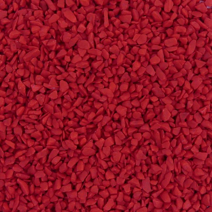 Aquarium Steentjes 1KG 4-6mm - Gekleurd Granulaat - ROOD..., Dieren en Toebehoren, Vissen | Aquaria en Toebehoren, Nieuw, Ophalen of Verzenden