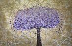 Maria Gubicekova (Maia) - Purple Gold Tree N.6 - XXL, Antiek en Kunst