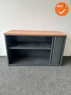 Roldeurkast - Basic - B-Keuze - 75x127x51cm -zwart met zwart, Werkplek, Ophalen of Verzenden, Gebruikt, Kast