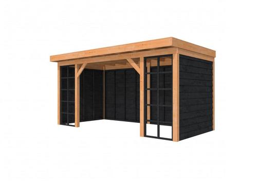 Overkapping 500 x 300 cm met plat dak Luxe, Tuin en Terras, Overkappingen, Nieuw, Verzenden