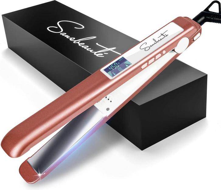 Sansbeauté® Professionele Stijltang - 2 in 1 - Krultang -, Sieraden, Tassen en Uiterlijk, Uiterlijk | Haarverzorging, Zo goed als nieuw