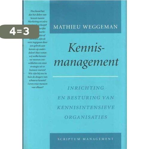 Kennismanagement 9789055940875 M. Weggeman, Boeken, Economie, Management en Marketing, Gelezen, Verzenden