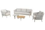 Taste by 4 Seasons Eva loungeset latte met 2 Emma tafels, Ophalen of Verzenden, Nieuw