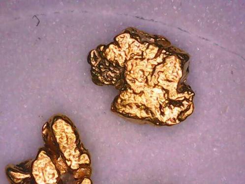 Goud Goud nuggets- 0.5 g, Verzamelen, Mineralen en Fossielen