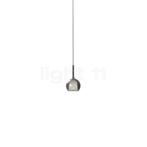 Penta Glo Hanglamp, wit/zwart - 13 cm (Hanglampen), Verzenden, Nieuw, Glas
