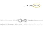 Zilveren ovale kabel ketting 36 cm - 925 zilver, Verzenden, Nieuw, Zilver