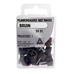 Deltafix Plankdragers met Nagel Bruin 24st, Caravans en Kamperen, Nieuw