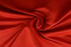 10 meter suedine stof - Suede stof - Rood, 120 cm of meer, Ophalen of Verzenden, Polyester, Rood