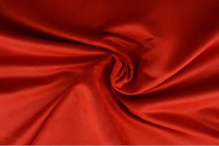 10 meter suedine stof - Suede stof - Rood, Hobby en Vrije tijd, Stoffen en Lappen, 120 cm of meer, 200 cm of meer, Rood, Nieuw