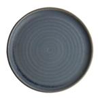 Olympia Canvas ronde borden met smalle rand blauw graniet, Huis en Inrichting, Verzenden, Nieuw