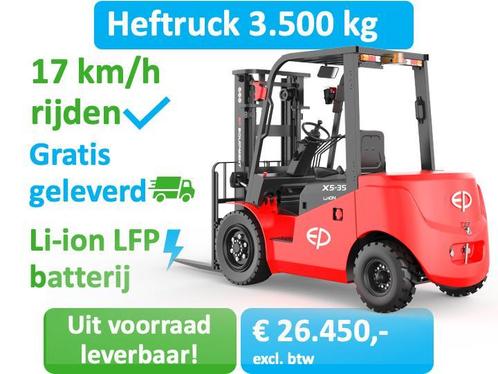 Elektrische heftruck | snel en krachtig | 3500 kg | robuust, Zakelijke goederen, Machines en Bouw | Heftrucks en Intern transport
