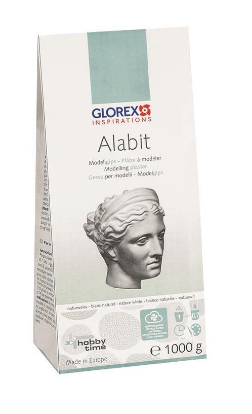 Gips Alabit 1 kilo Modelgips wit, Hobby en Vrije tijd, Knutselen, Nieuw, Ophalen of Verzenden