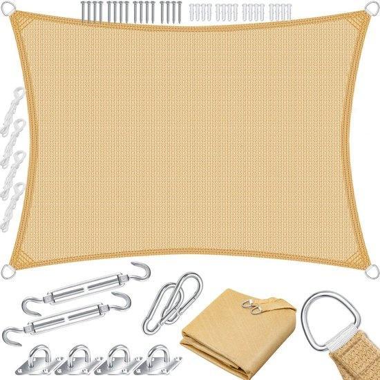 KESSER® Schaduwdoek 3 x 4 m. | zonnezeil zonwering, Tuin en Terras, Overige Tuin en Terras, Verzenden