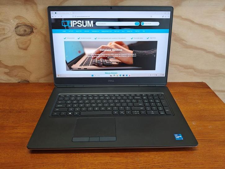 Dell Precision 7760 | i7 11850H | 32gb DDR4 | 1,5tb SSD |..., Computers en Software, Windows Laptops, 2 tot 3 Ghz, SSD, 17 inch of meer