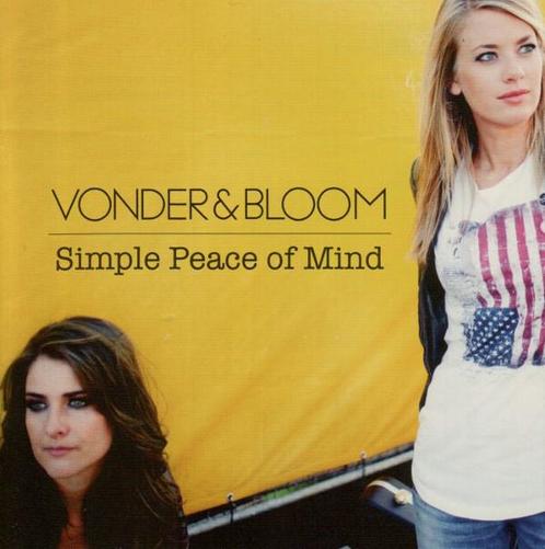 cd - Vonder &amp; Bloom - Simple Peace Of Mind, Cd's en Dvd's, Cd's | Overige Cd's, Zo goed als nieuw, Verzenden