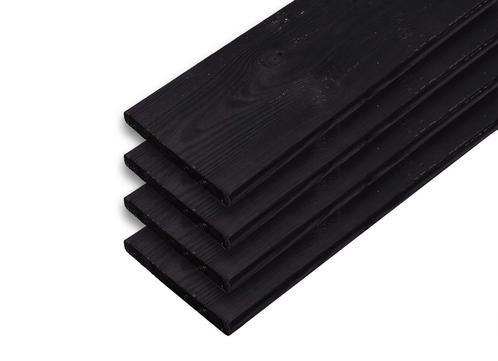 Zwarte Planken Geïmpregneerd Grenen 1.6 x 14 x 180 cm voor, Huis en Inrichting, Stoffering | Gordijnen en Lamellen, Verzenden