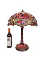 Lamp - Tiffany style - Dragonfly - Messing, Antiek en Kunst