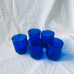 Vintage blue glasses, Antiek en Kunst, Antiek | Servies los, Ophalen of Verzenden
