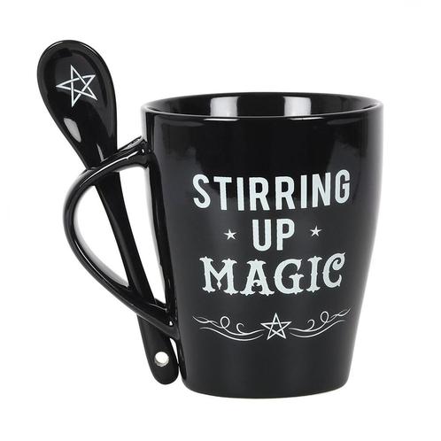 Stirring Up Magic - Mok met lepel, Huis en Inrichting, Keuken | Servies, Nieuw, Ophalen of Verzenden
