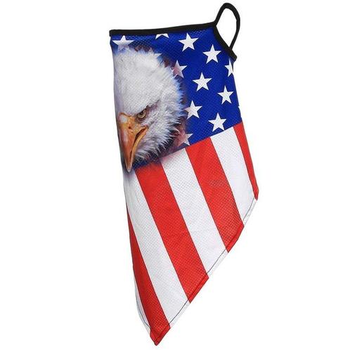 Gezichtsbedekking sjaal - Amerikaanse vlag adelaar NIEUW, Diversen, Verpleegmiddelen, Nieuw, Ophalen of Verzenden