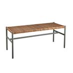 *WOONWINKEL* Brafab DK Tuinbankje Aluminium Met Rotan Dusty, Verzenden, Nieuw, Kunststof