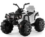 Kinder Quad 12v wit, 2.4ghz RC, FM radio, leder NIEUW!, Ophalen of Verzenden, Nieuw
