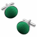 Fako Bijoux - Manchetknopen - Staal & Streep - Ø 16mm -, Verzenden, Nieuw