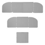 ProPlus Uitschuifbaar kookwindscherm - 3-delig - verstelb..., Caravans en Kamperen, Kampeeraccessoires, Ophalen of Verzenden, Nieuw