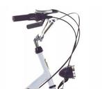 Vouwfiets 24 inch - 6 versnellingen - wit/zwart - comfort..., Fietsen en Brommers, Fietsen | Vouwfietsen, Ophalen of Verzenden