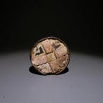 Huari, Peru Hout, parelmoer Tamba - Oorbellen. 3,2 cm