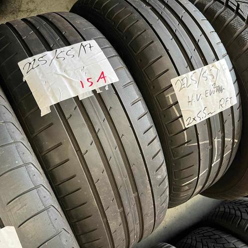 2 x Hankook Ventus S1 Evo2 225-55-17 RFT Zomerbanden 5,5mm, Auto-onderdelen, Banden en Velgen, 17 inch, Zomerbanden, 225 mm, Personenwagen