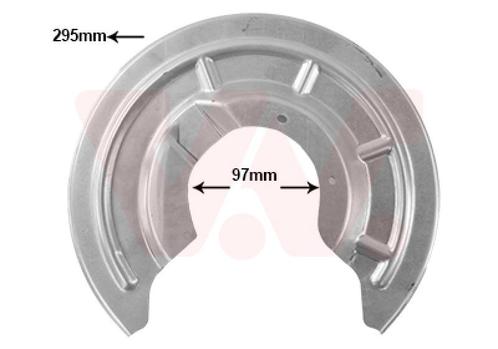 REMSCHIJF BESCHERMER VOOR RENAULT MEGANE II M 2002-2005, Auto-onderdelen, Remmen en Aandrijving, Nieuw, Ophalen of Verzenden