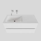 Badkamermeubel Solid Surface BWS Oslo 100x46 cm Links Mat, Doe-het-zelf en Verbouw, Sanitair, Nieuw, Ophalen of Verzenden, Bad