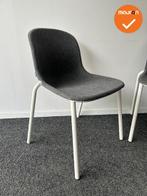 DeVorm vergaderstoel grijs met wit onderstel - per set van 2, Vergader- of Presentatieruimte, Ophalen of Verzenden, Gebruikt, Stoel