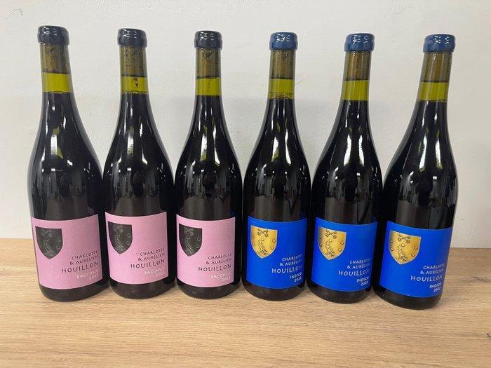 2022 Domaine Aurelien & Charlotte Houillon: Indigo x3,, Verzamelen, Wijnen