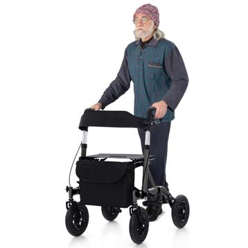 LIVSK Lichtgewicht Rollator - 24 cm All-Terrain Wielen - Opv beschikbaar voor biedingen