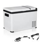 TRUUSK Outsunny Kühlbox Auto 30L mit LCD-Anzeige Kompressor, Verzenden