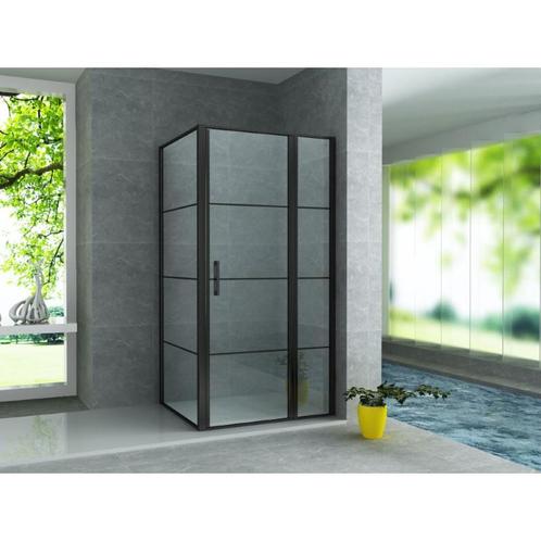 Zwarte Douchecabine 120X90X200 Rechthoekig (Douchecabines), Doe-het-zelf en Verbouw, Sanitair, Nieuw, Ophalen of Verzenden