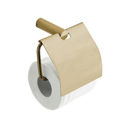 Toiletrolhouder Wiesbaden Ida Met Klep Geborsteld Messing, Doe-het-zelf en Verbouw, Sanitair, Ophalen of Verzenden