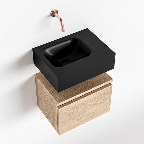 MONDIAZ ANDOR 40cm toiletmeubel washed oak. LEX 40cm, Doe-het-zelf en Verbouw, Sanitair, Bad, Nieuw, Ophalen of Verzenden