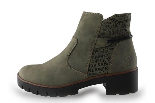 Rieker Chelsea boots in maat 40 Groen | 10% extra korting, Kleding | Dames, Schoenen, Groen, Zo goed als nieuw, Overige typen