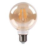LED Filament lamp 6W G125 3-step Dimbaar E27 Warm wit, Huis en Inrichting, Lampen | Losse lampen, Nieuw, Ophalen of Verzenden